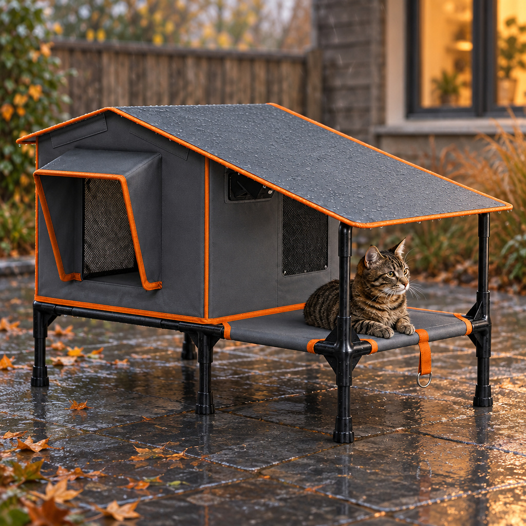 Outdoor Cat Houses | Wags & Whiskers Pet Supply
