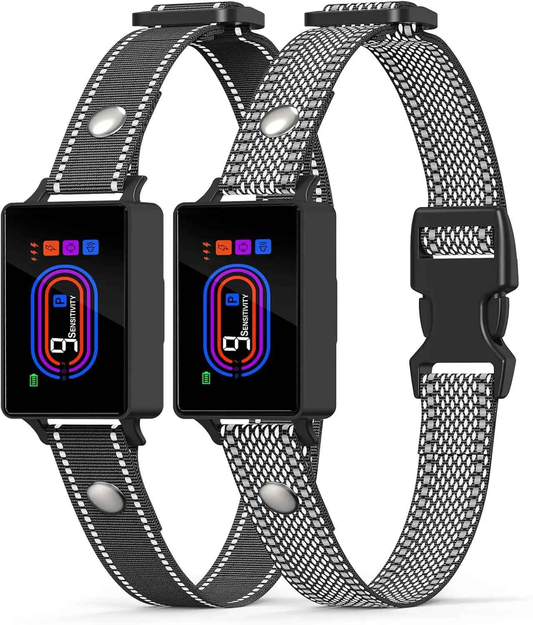 3 Pack Dog Bark Collar Rechargeable Anti Bark Training Waterproof 5-130lbs