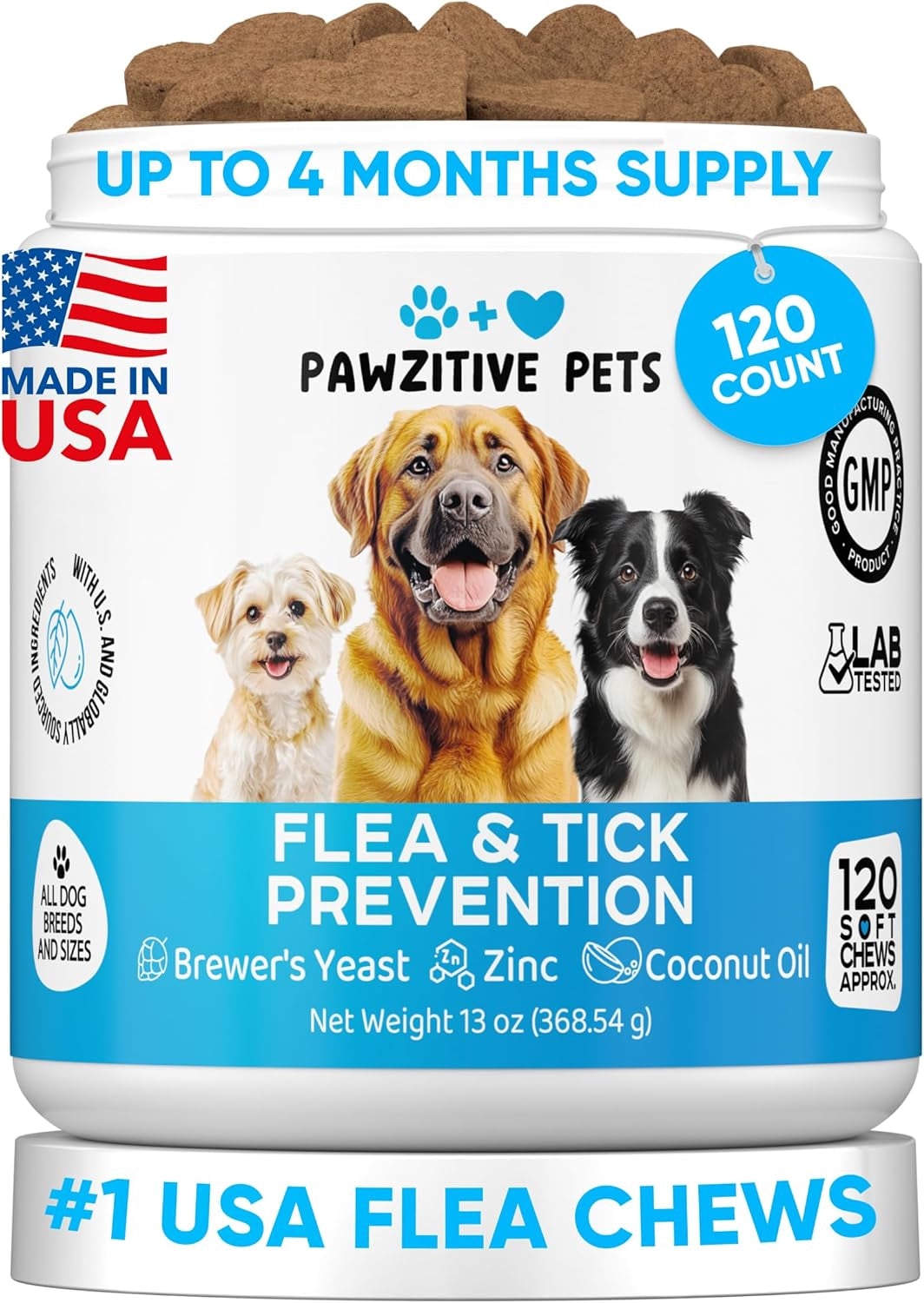 Pawzitive Pets Hemp Calming Chews for Dogs – 4 Options