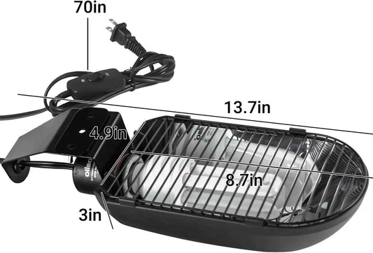 Bird Cage UVB Light Fixture Kit 20W UVA UVB Lamp for Aviary Health