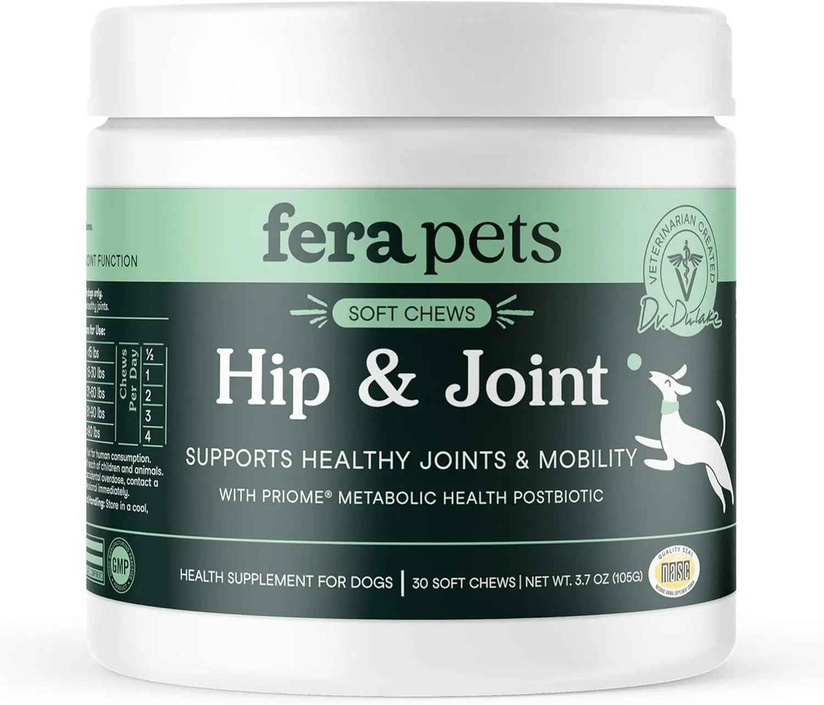 Dog Hip & Joint Supplement – Glucosamine & MSM, 90 Soft Chews