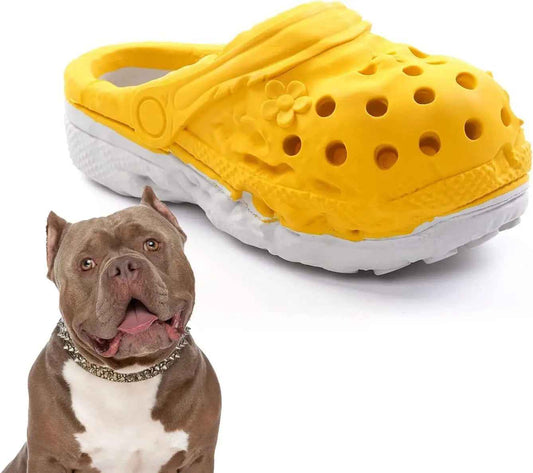 Indestructible Dog Shoe Chew Toy for Aggressive Chewers Rubber