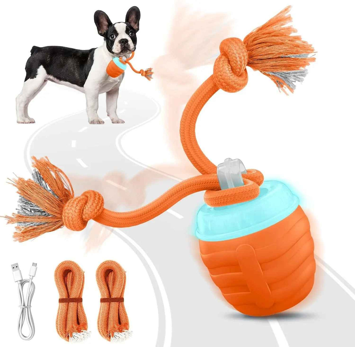 Interactive Motion Activated Dog Ball Rechargeable for Large Dogs