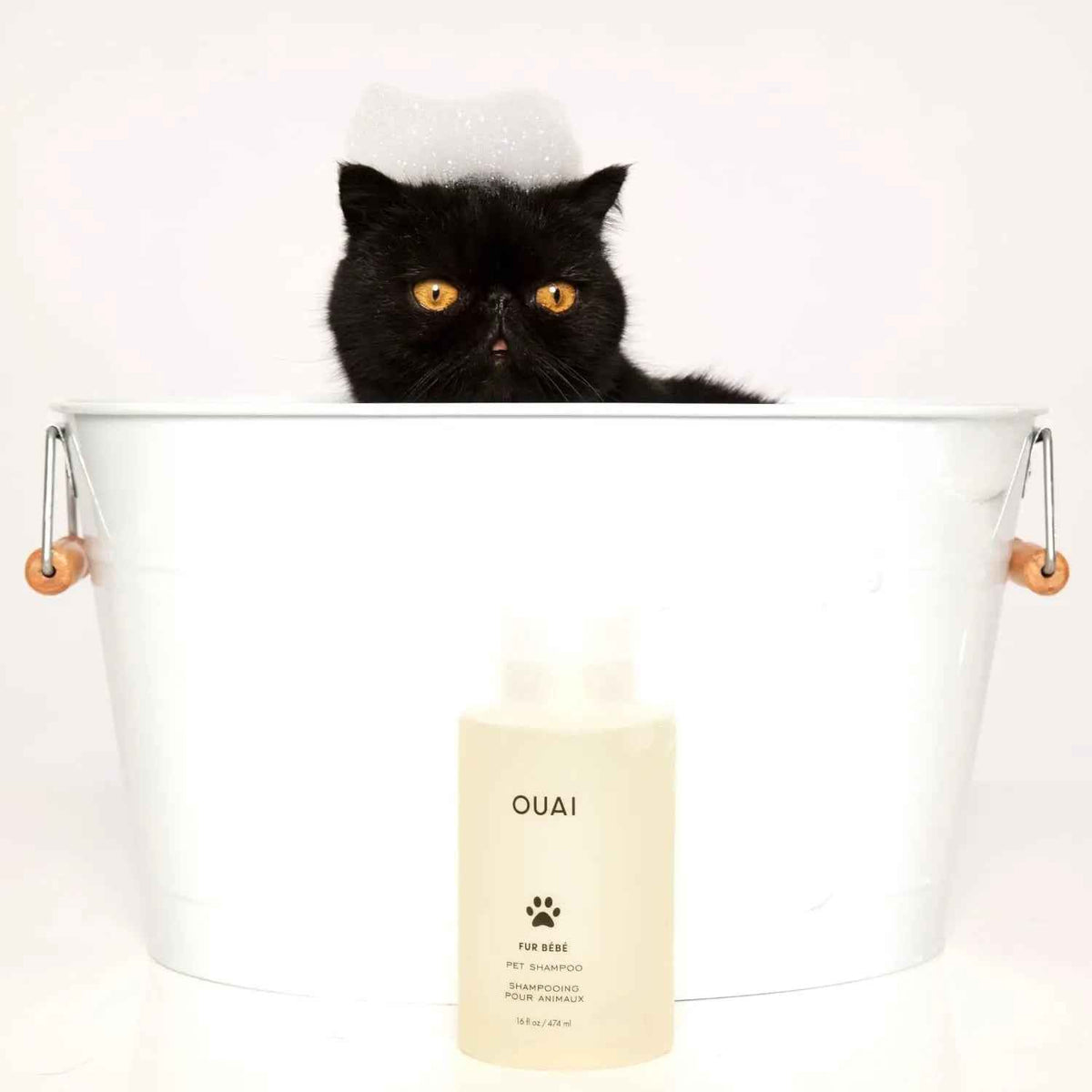 OUAI Fur Baby Pet Shampoo – Mercer Street Scent, Hydrating Dog Wash, 16oz