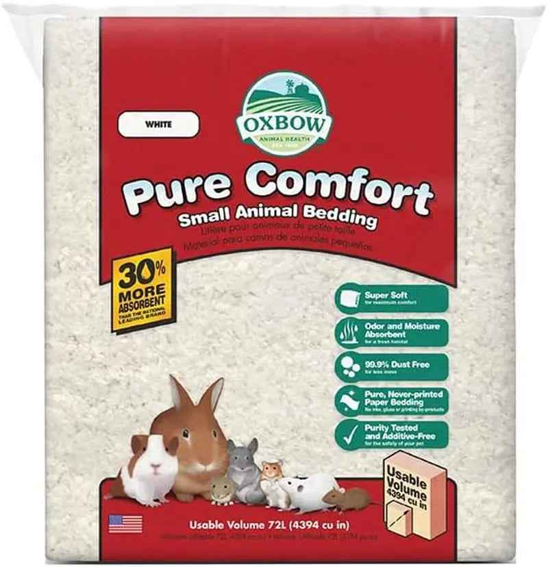 Oxbow Pure Comfort Small Animal Bedding, 99.9% Dust-Free Natural Paper