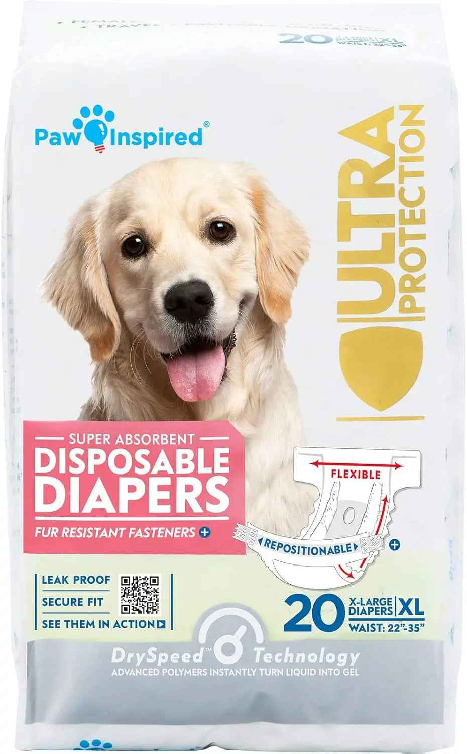 Disposable Dog Diapers – Leakproof Protection