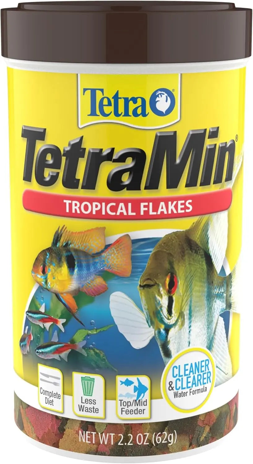 TetraMin Tropical Flake Fish Food Balanced Nutrition Clear Water Formula