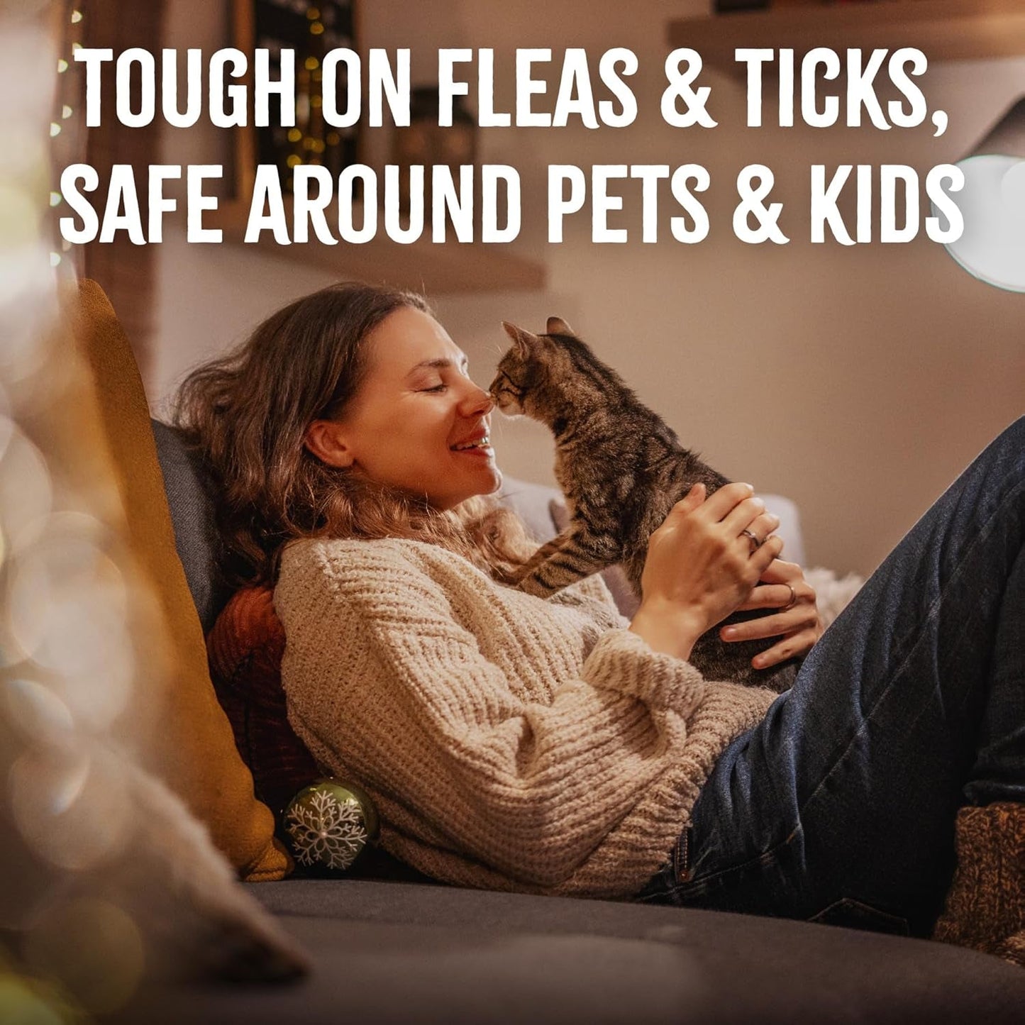 TropiClean Cat Flea Tick Waterless Shampoo Natural Treatment 7.4oz USA