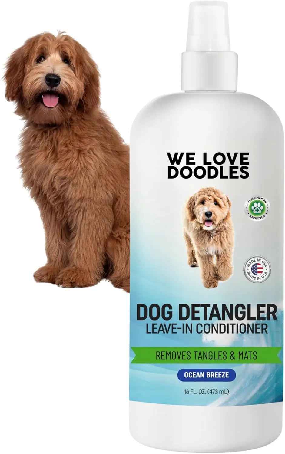 We Love Doodles Detangler Spray for Goldendoodles & Doodles USA