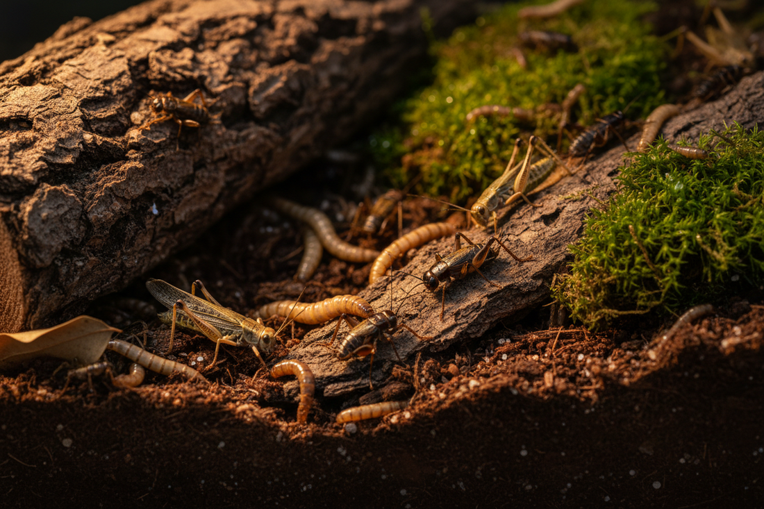 How to Choose the Right Feeder Insects for Your Reptile (+ How to Gut-Load Them)