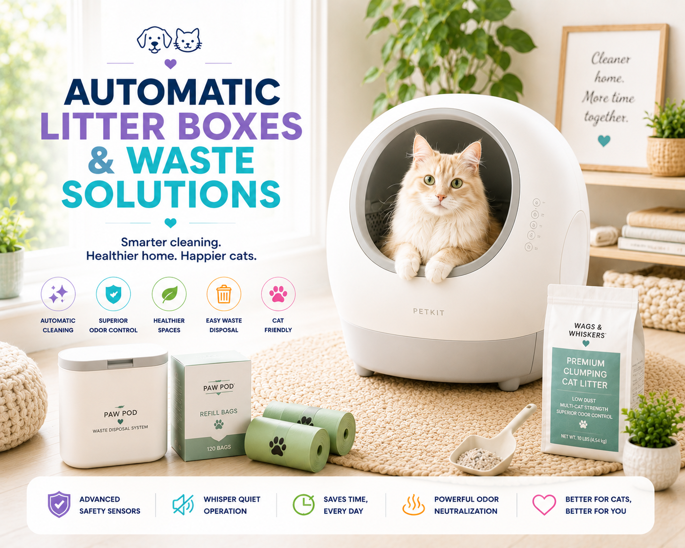 Smart Litter Boxes & Waste Solutions