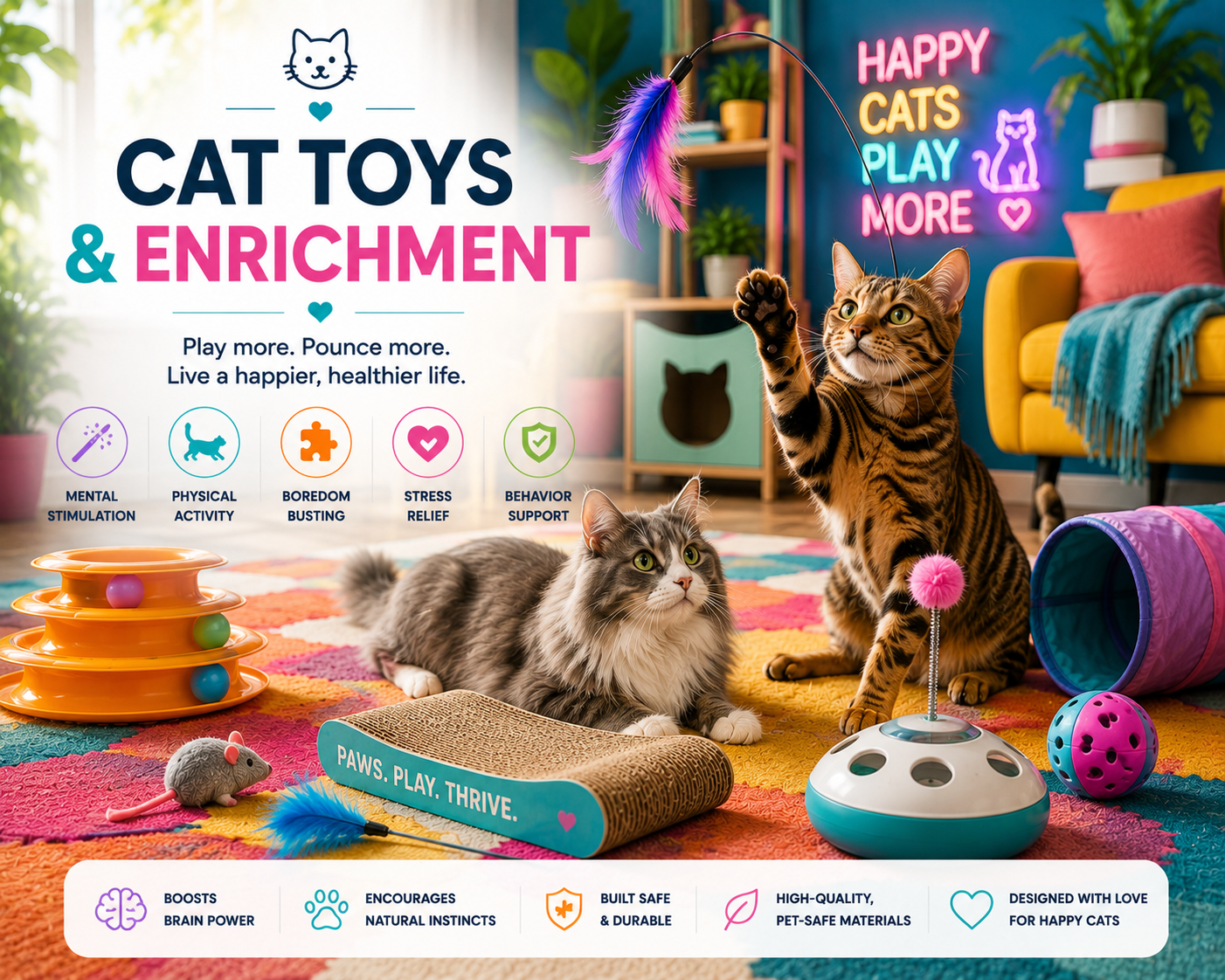 Cat Toys & Enrichment
