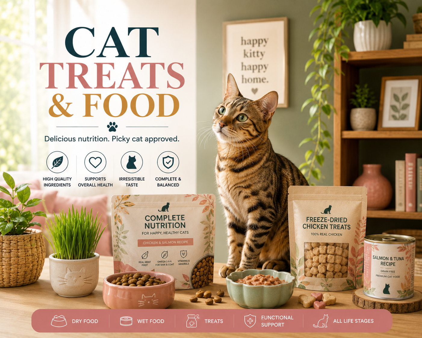 Cat Treats and Food