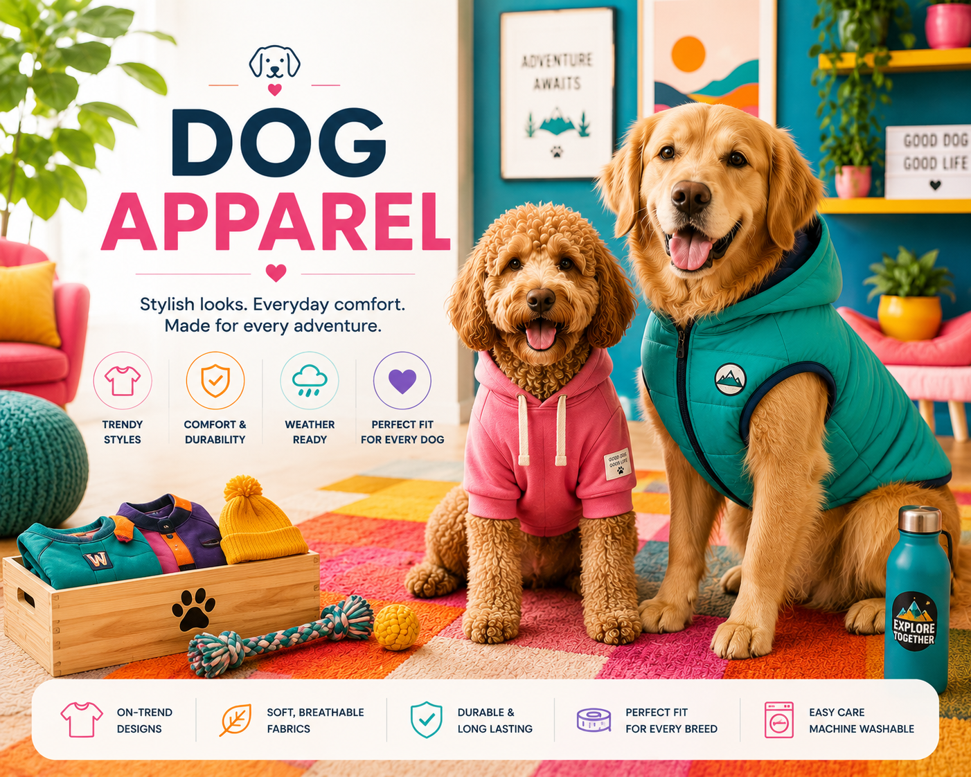 Stylish Dog Apparel