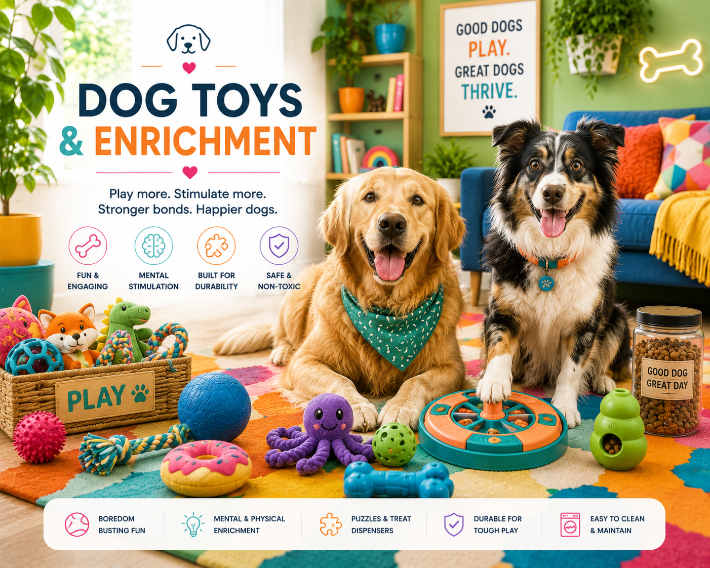 Dog Toys & Enrichment
