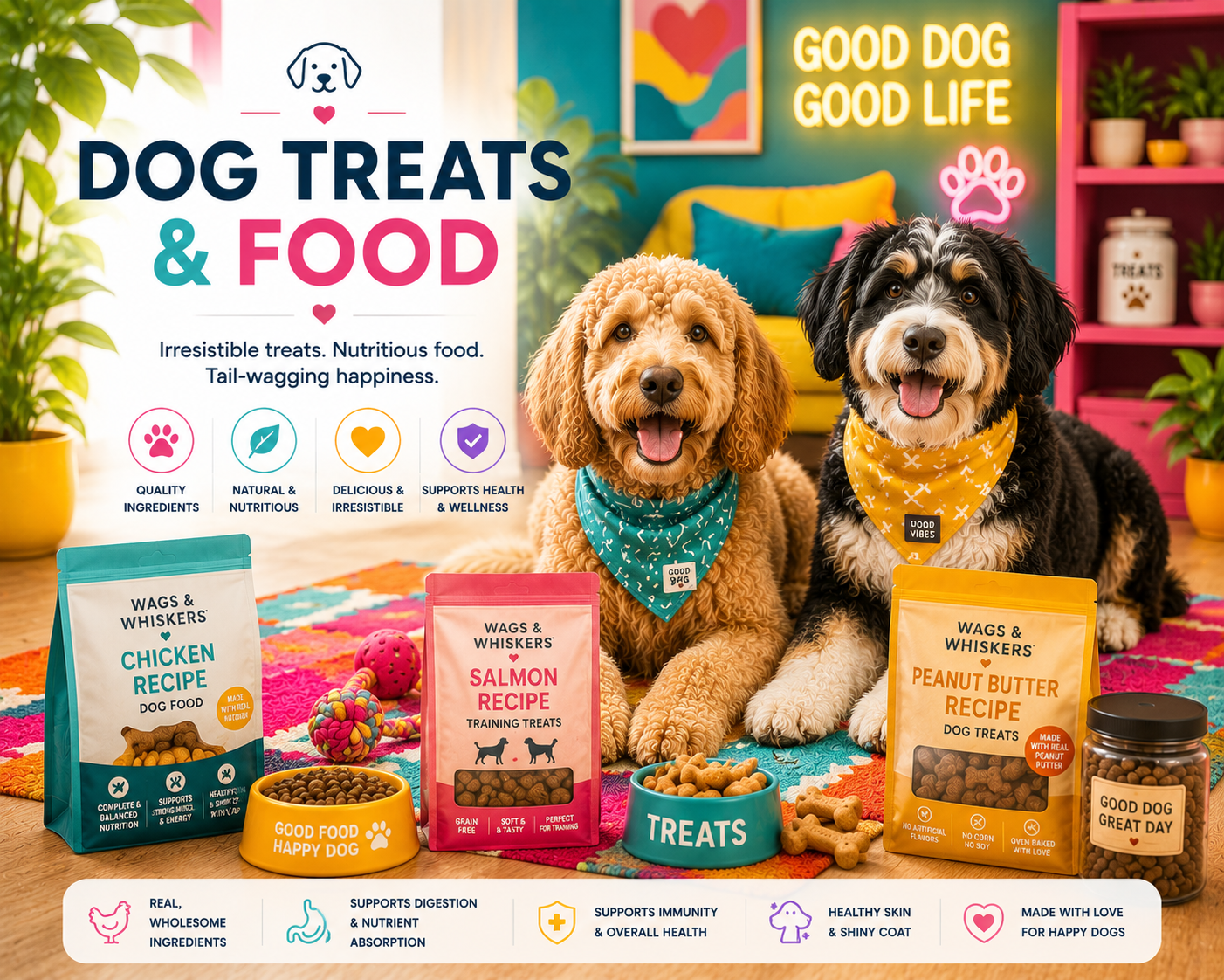 Dog Treats & Food