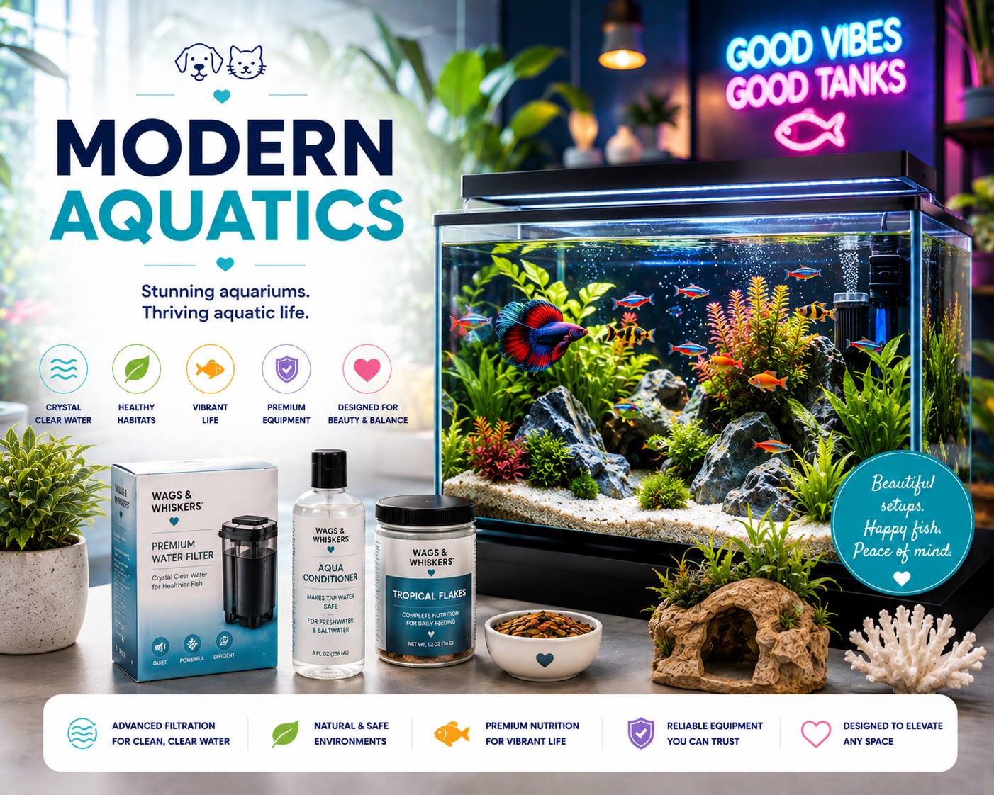 Fish-Aquatics Wags & Whiskers Pet Supply