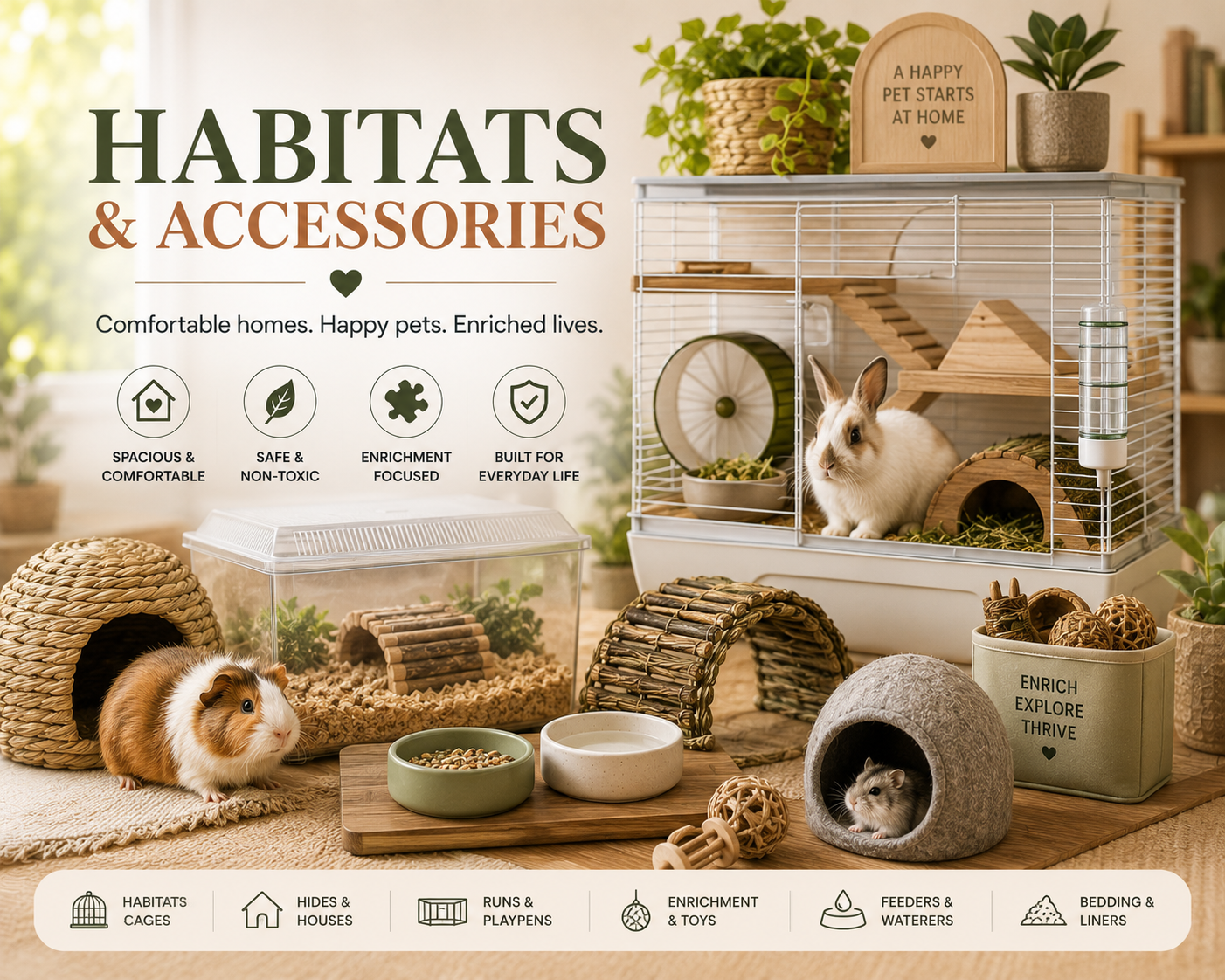 Habitats & Accessories