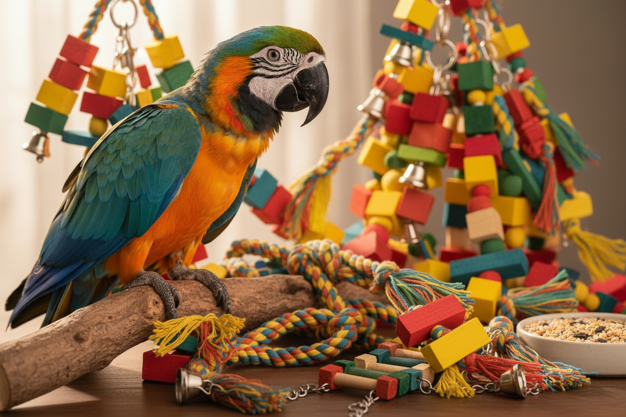 Bird Care Supplies - Colorful