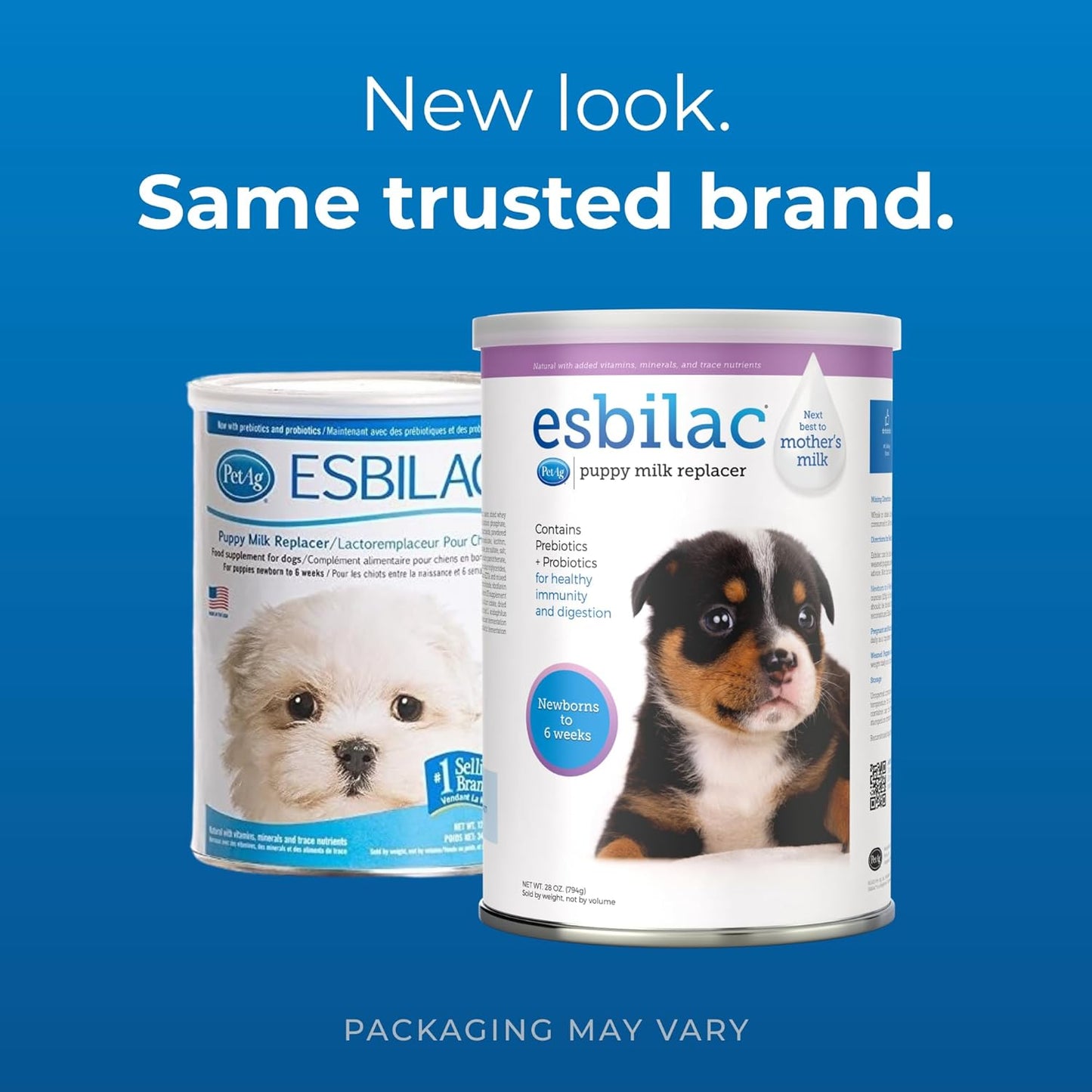 Esbilac Puppy Milk Replacer 12oz Powder Prebiotics Probiotics Newborn Formula