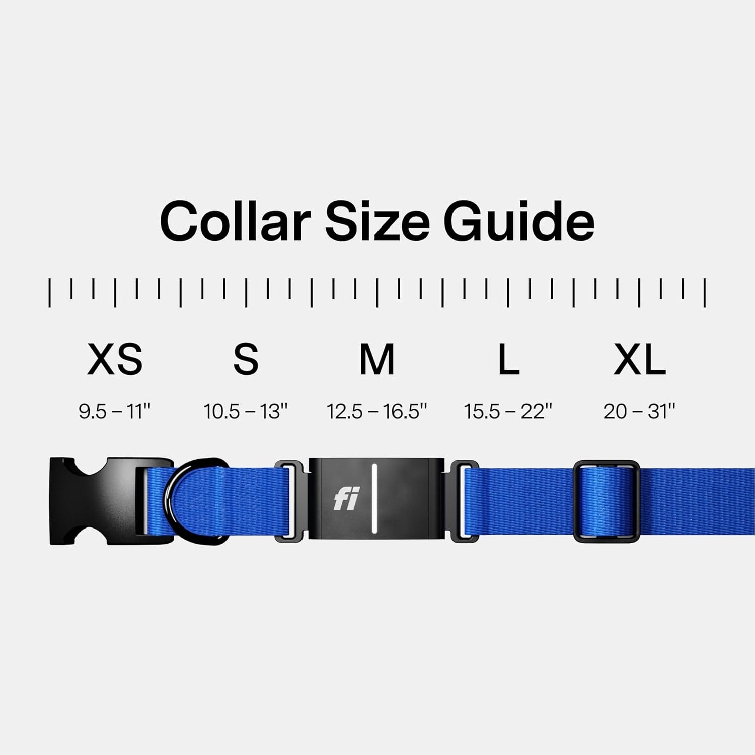 Fi Series 3+ Smart GPS Dog Tracker Collar Health Monitor Waterproof LED