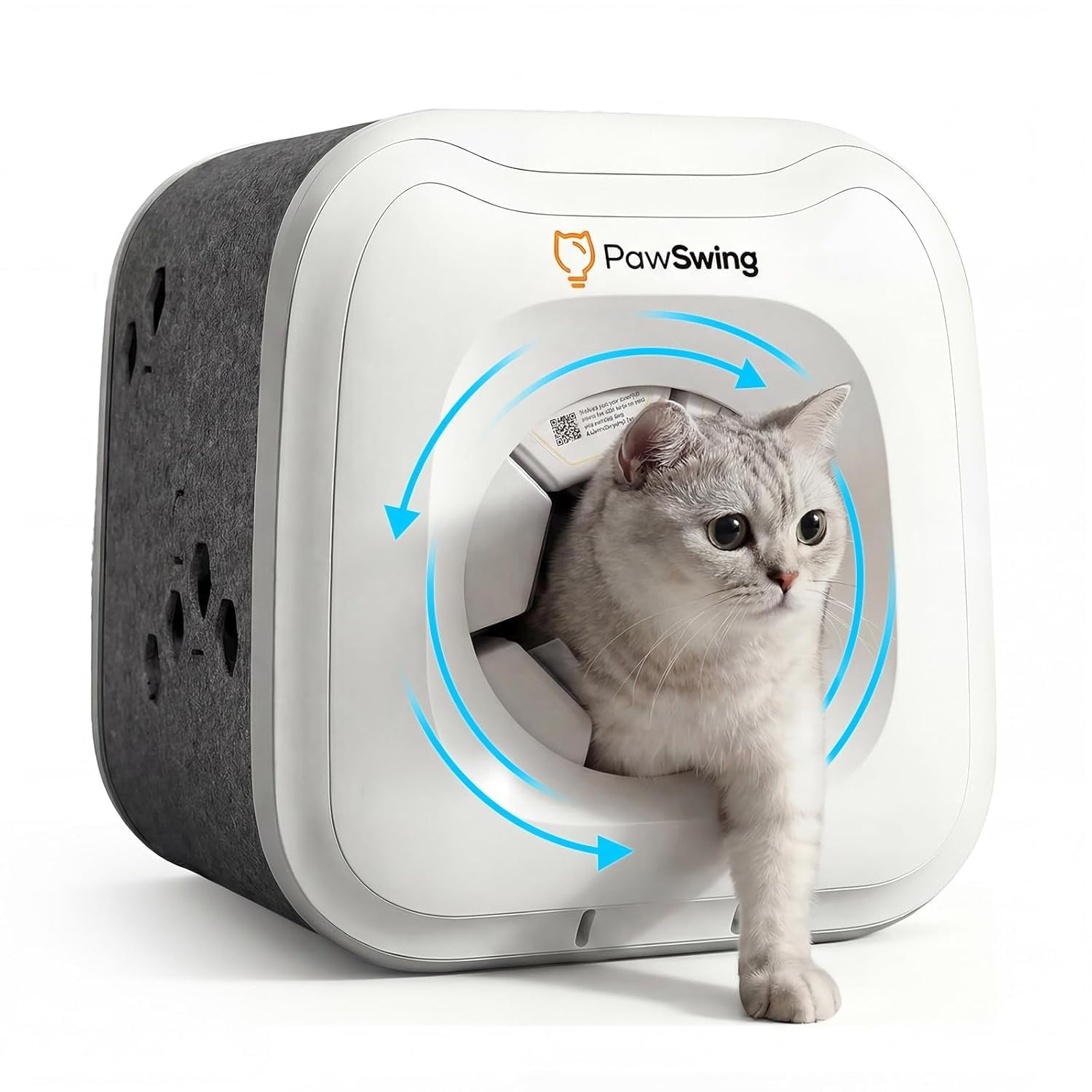 Cat Self Groomer Automatic Fur Collector Brush Grooming Box for Cats Default Title