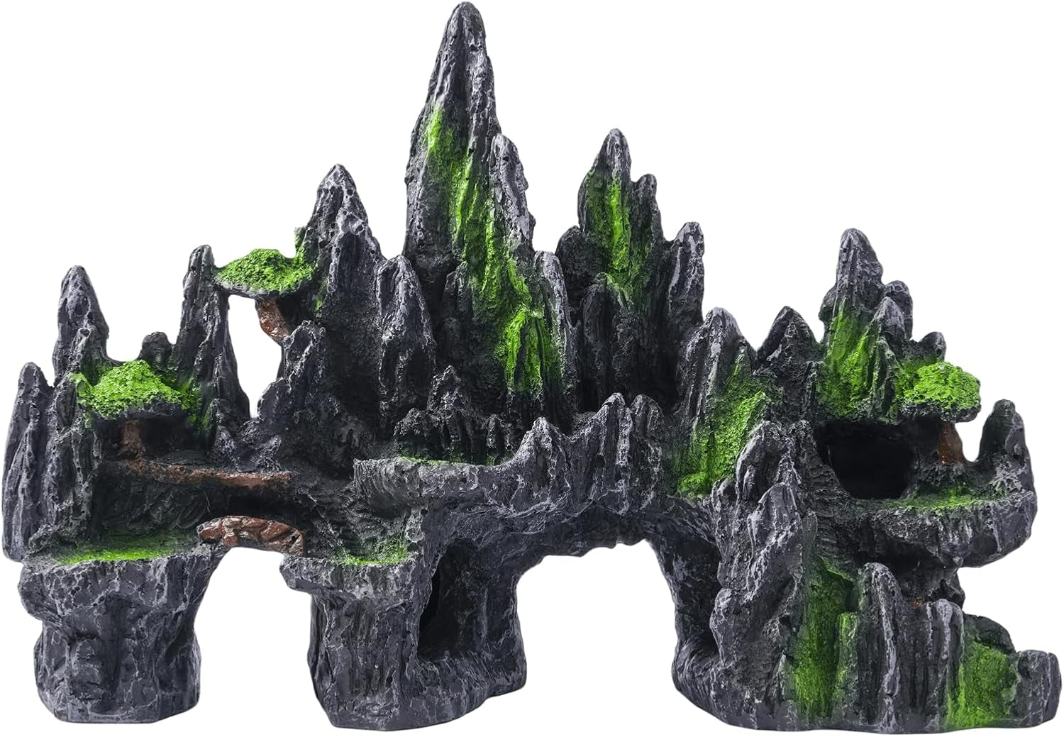 Large Fish Tank Decoration Mountain Cave Bridge Aquarium Ornament Mountain Cave