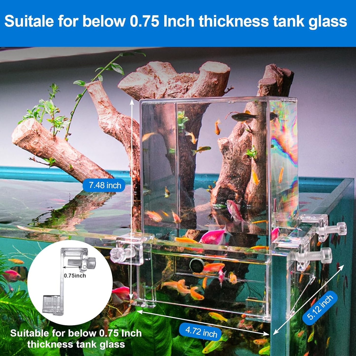 Fish Tank Auto Top Off Negative Pressure Aquarium Water Refill System