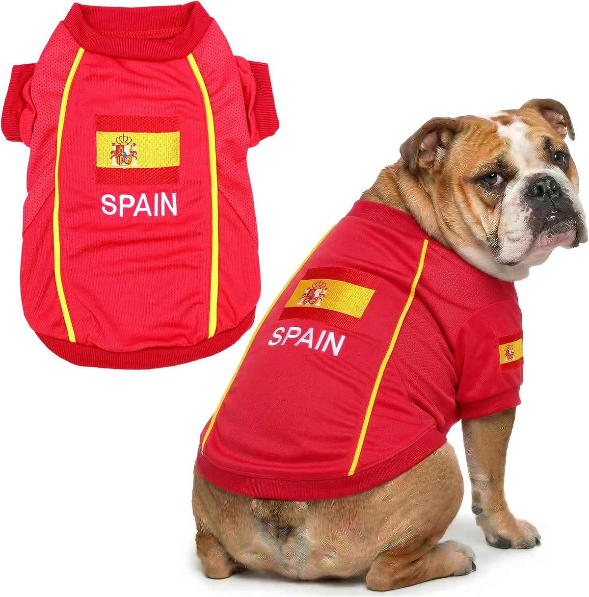 Parisian Pet Soccer Jersey for Dogs – Breathable Mesh Team Jersey, XS–5XL