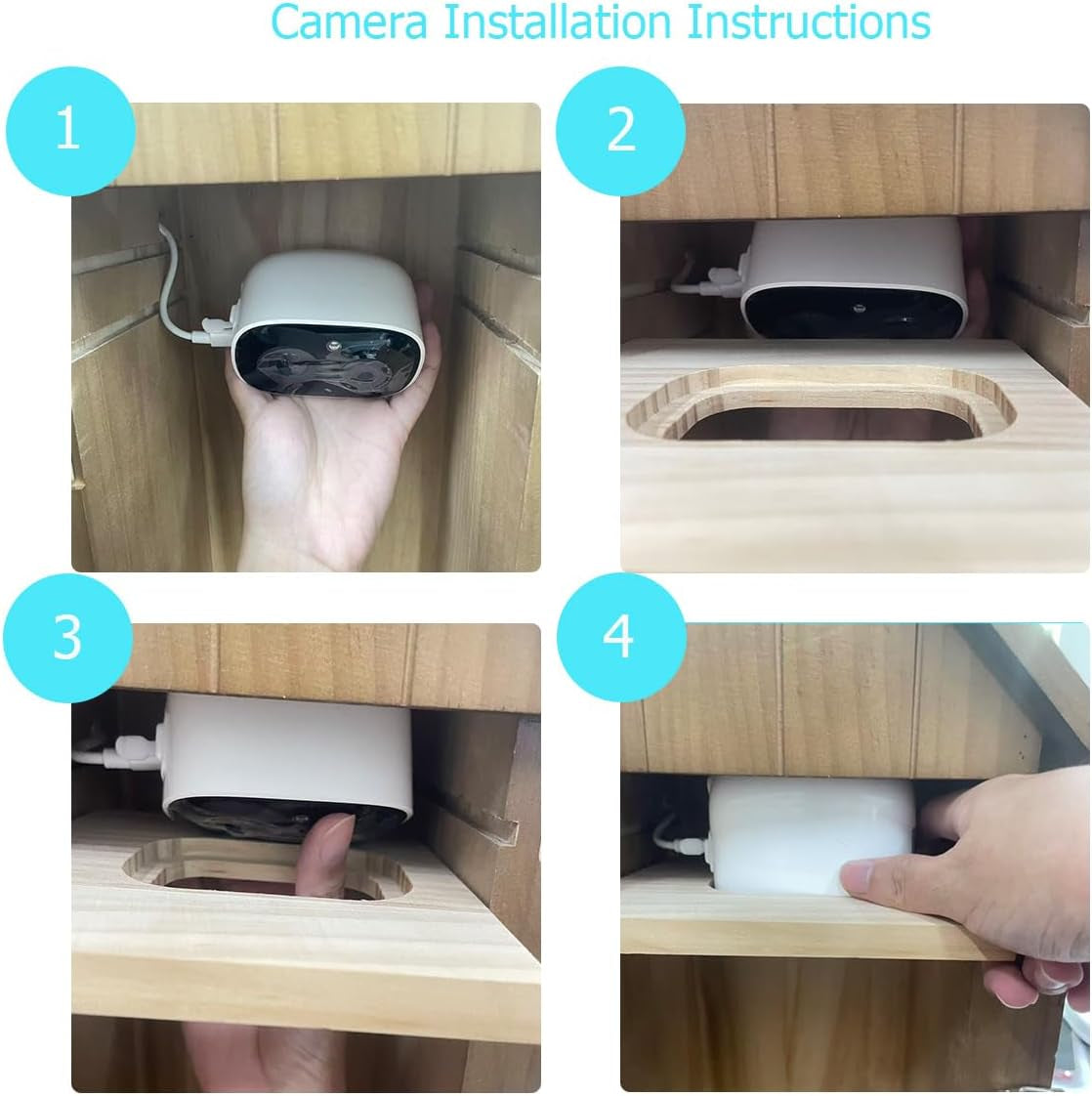 Bird House Camera Solar WiFi 1080P HD Motion Detection Night Vision