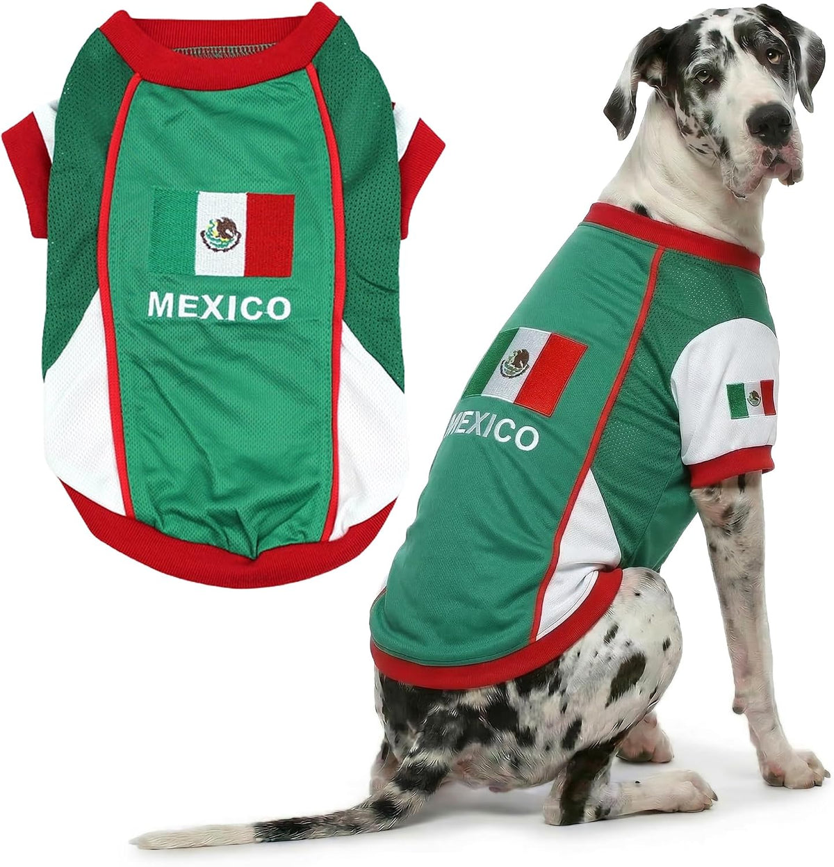 Parisian Pet Soccer Jersey for Dogs – Breathable Mesh Team Jersey, XS–5XL