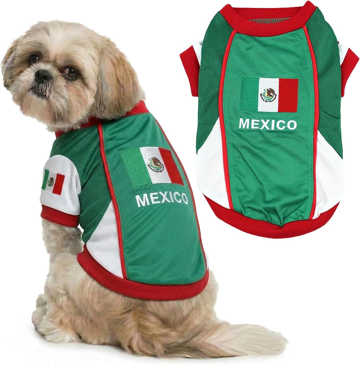 Parisian Pet Soccer Jersey for Dogs – Breathable Mesh Team Jersey, XS–5XL