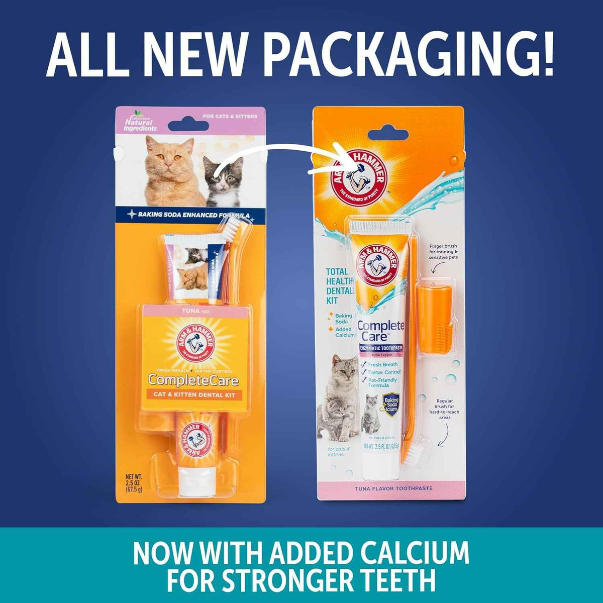 Dog Dental Kit Toothpaste Toothbrush Baking Soda Enzymatic 2.5oz