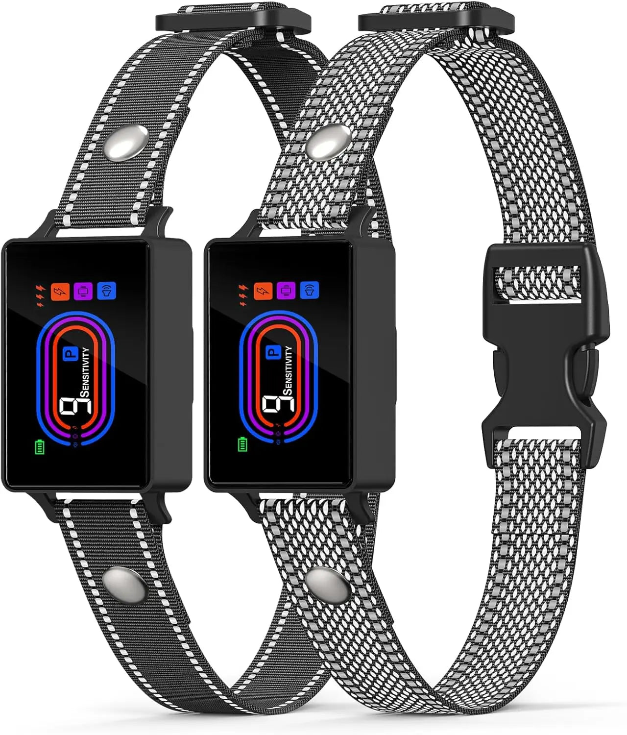 3 Pack Dog Bark Collar Rechargeable Anti Bark Training Waterproof 5-130lbs 2 Pack