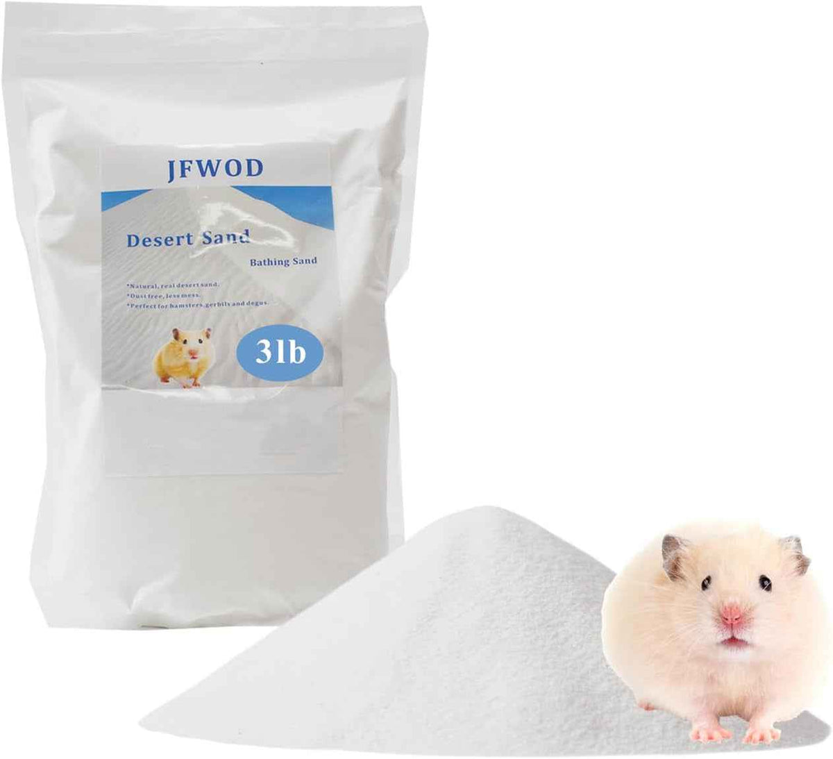 Hamster Bath Sand Dust Free Desert Small Pet Litter Chinchilla Gerbil 3lb