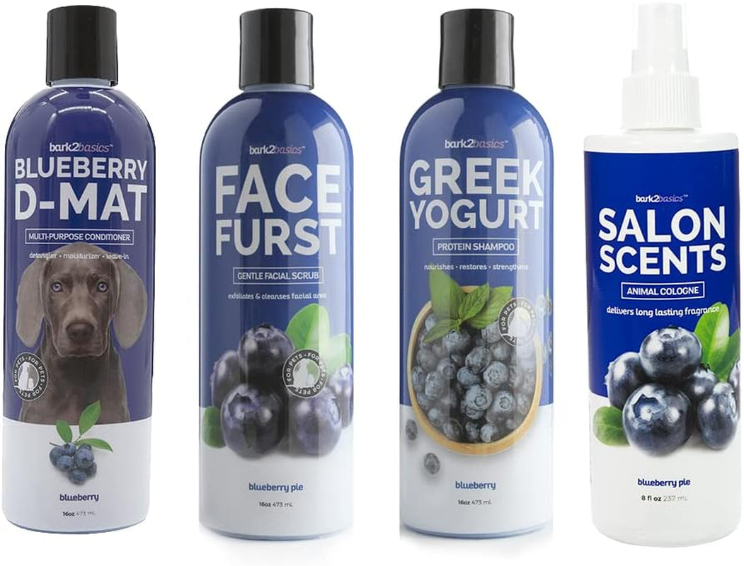 Blueberry Cat & Dog Grooming Bundle Shampoo Conditioner Spray Set Default Title