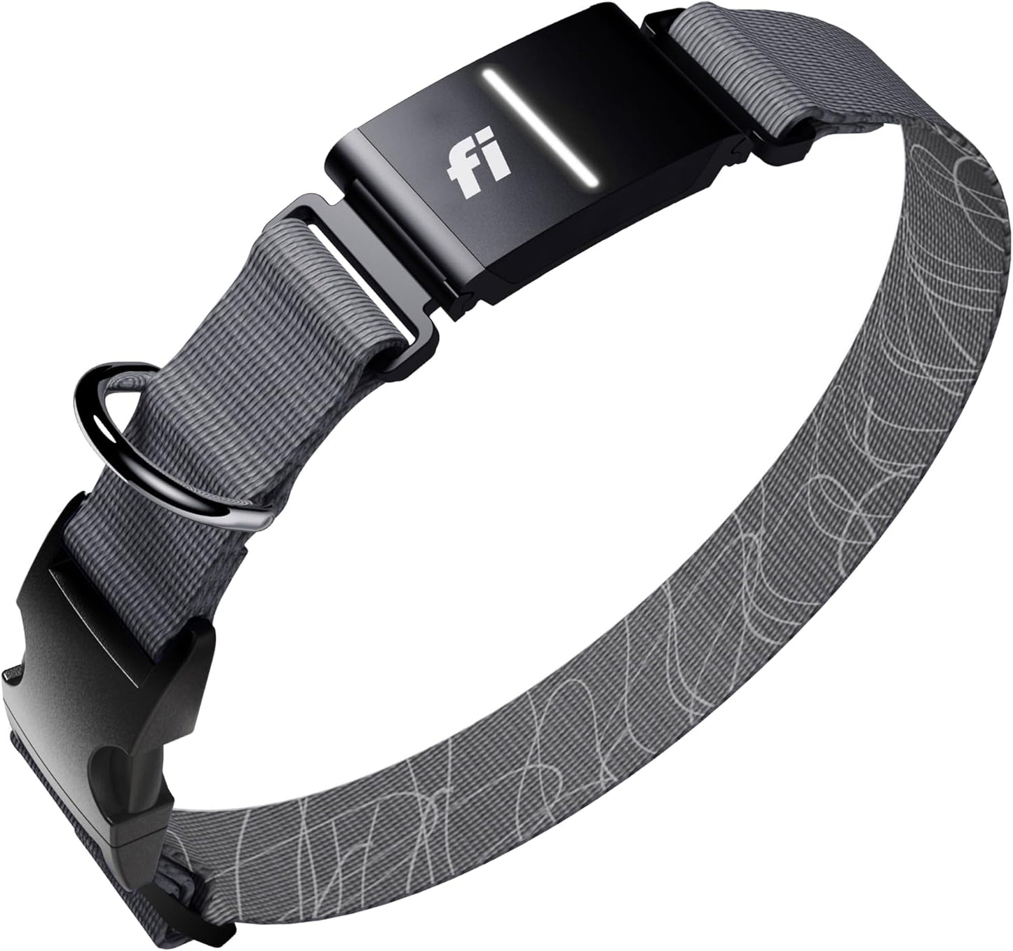Fi Series 3+ Smart GPS Dog Tracker Collar Health Monitor Waterproof LED Gray