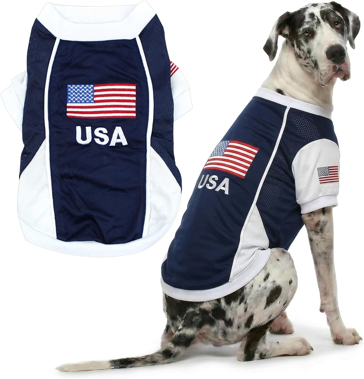 Parisian Pet Soccer Jersey for Dogs – Breathable Mesh Team Jersey, XS–5XL