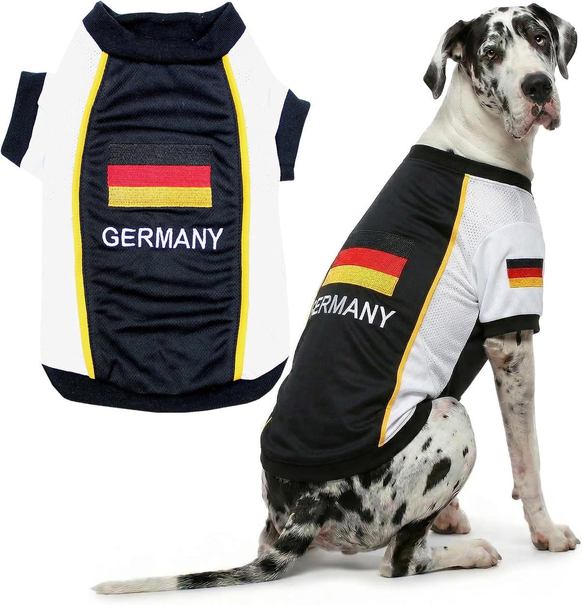 Parisian Pet Soccer Jersey for Dogs – Breathable Mesh Team Jersey, XS–5XL