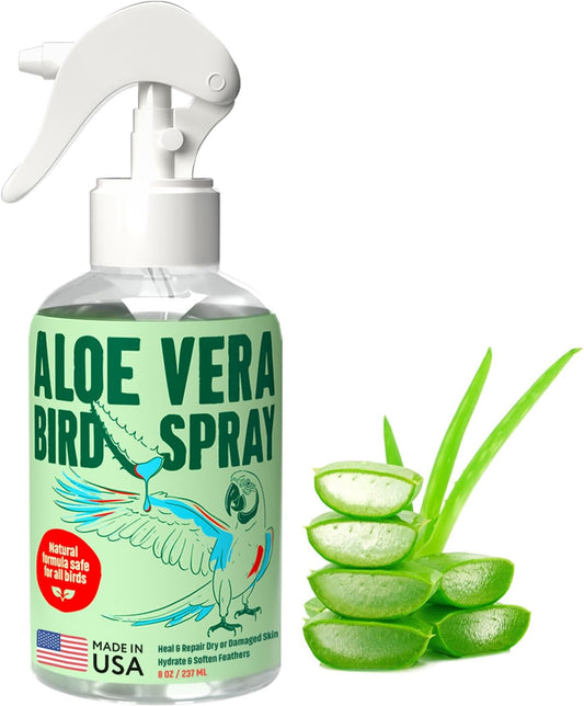 Aloe Vera Bird Spray Feather Skin Plumage Support 8.5oz USA Made Default Title