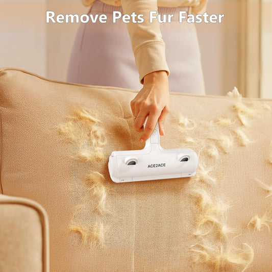 Pet Hair Remover Roller Reusable Self Cleaning Lint Brush for Furniture