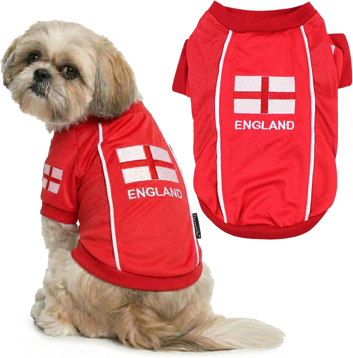 Parisian Pet Soccer Jersey for Dogs – Breathable Mesh Team Jersey, XS–5XL