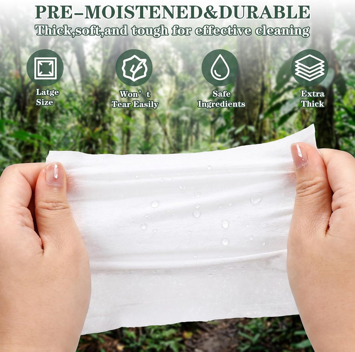 Reptile Habitat Cleaning Wipes – 2 Pack, 200 Count