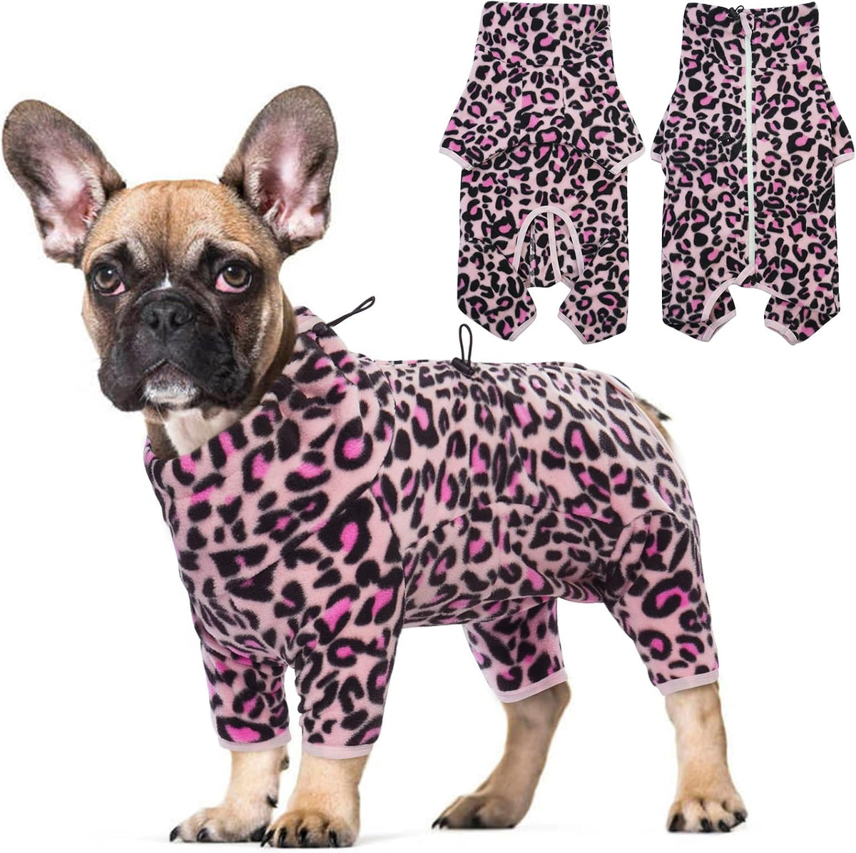 Full-Body Fleece Dog Winter Coat – 13 Patterns, XS–4XL