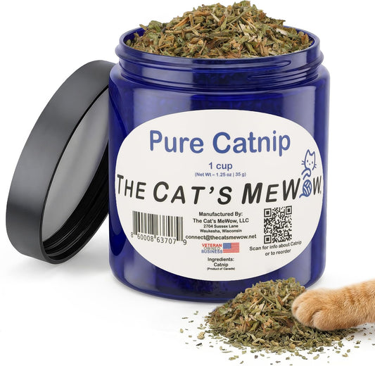 Pure Catnip for Cats North American Grown Fresh Catnip Jar Default Title