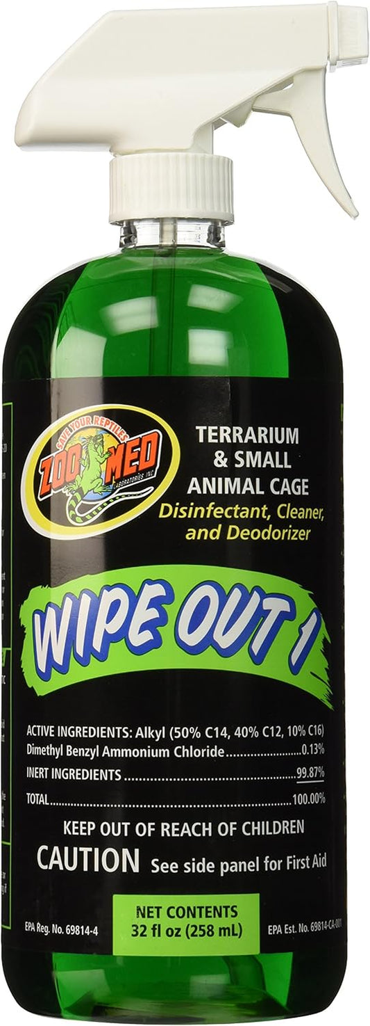 Zoo Med Wipe Out 1 Terrarium Disinfectant – 32 oz