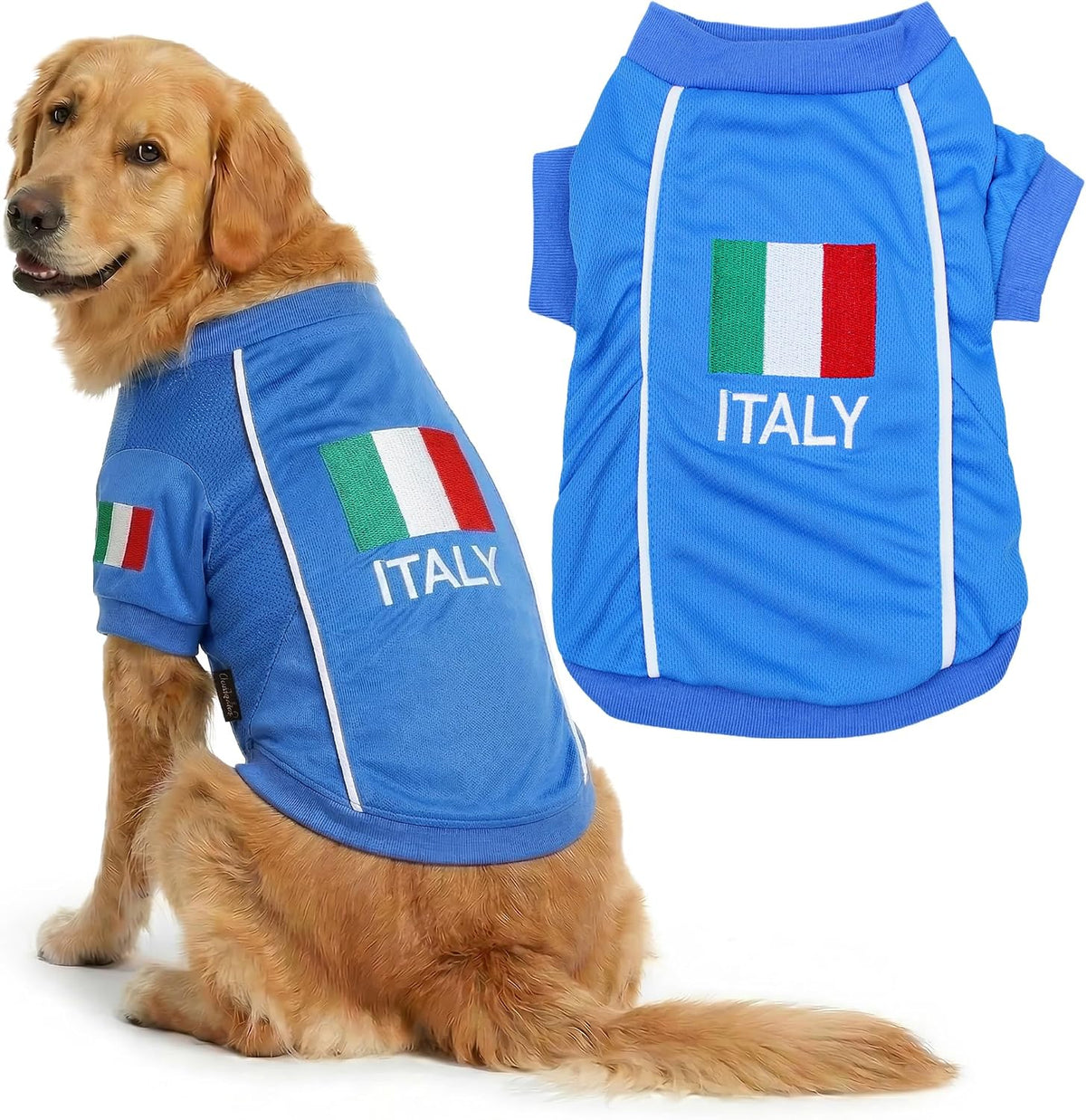 Parisian Pet Soccer Jersey for Dogs – Breathable Mesh Team Jersey, XS–5XL