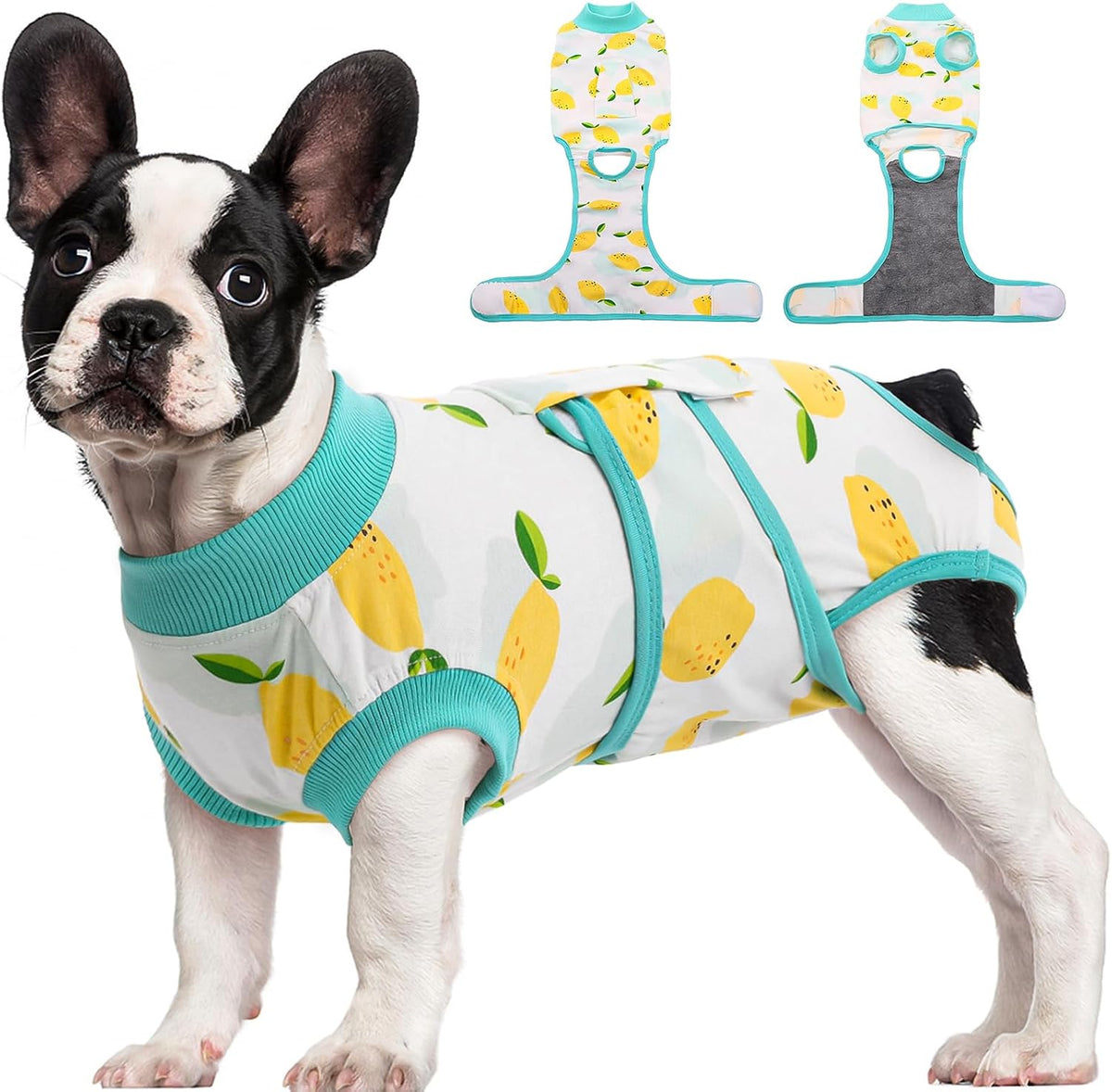 Kuoser Recovery Suit for Dogs & Cats – Soft Cotton Surgery Suit, XS–2XL