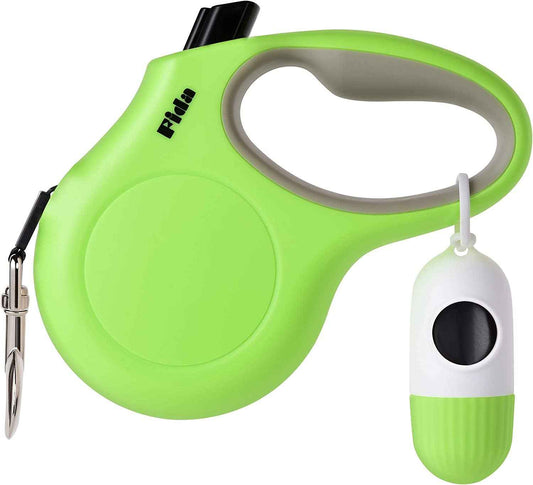 16ft retractable dog leash for small dogs with reflective cord, anti-slip handle and bags