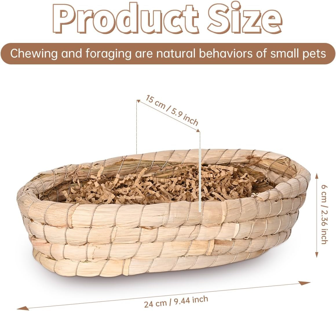 31PCS Natural Rabbit Chew Toys Set for Small Pets Dental Care